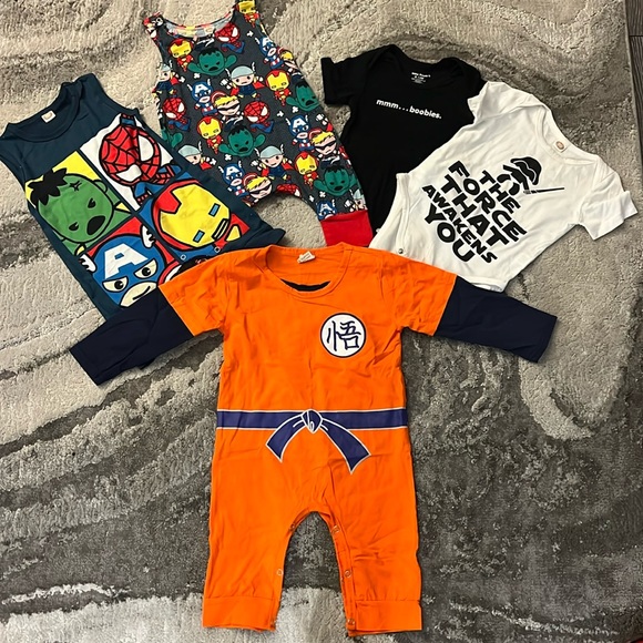 Baby boys onesie bundle 6-12mo - Picture 1 of 1